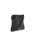Bolso Cruzado Holgado de Cuero Pinko — Negro