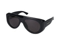 Bottega Veneta BV1362S Oversized Round Frame Sunglasses — Black