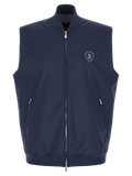 Brunello Cucinelli Water-Repellent Nylon Vest — Navy