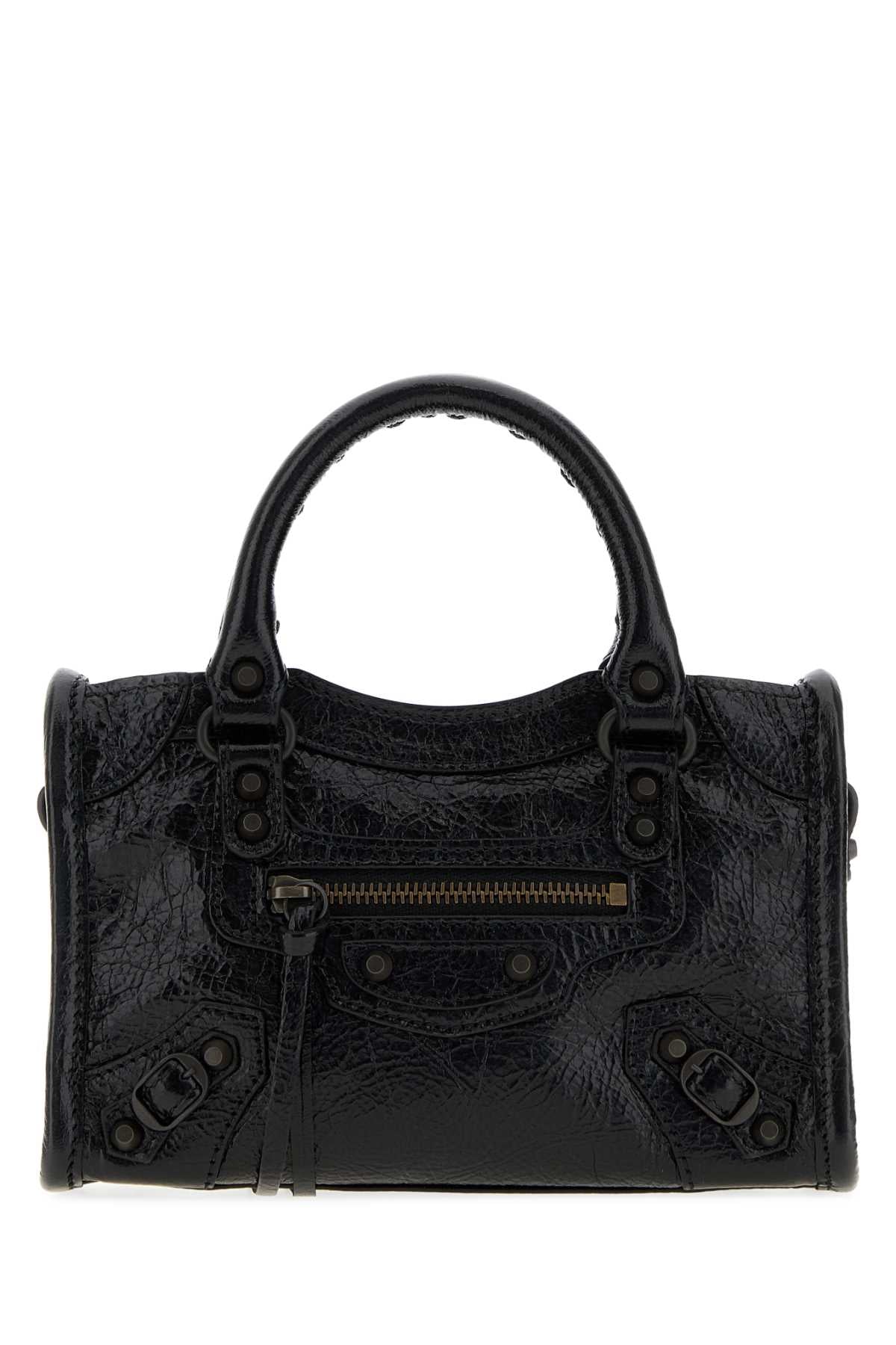 Balenciaga City Shoulder Bag — Black