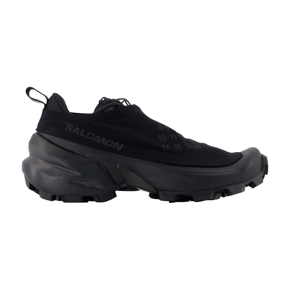 MM6 Maison Margiela Nylon Low-Top Sneaker — Black