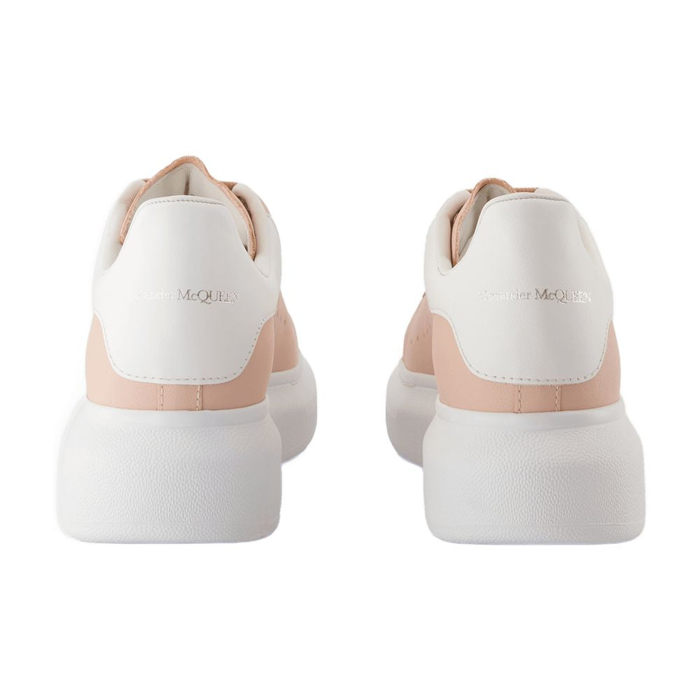 Alexander McQueen Oversized Calfskin Sneaker — Pink