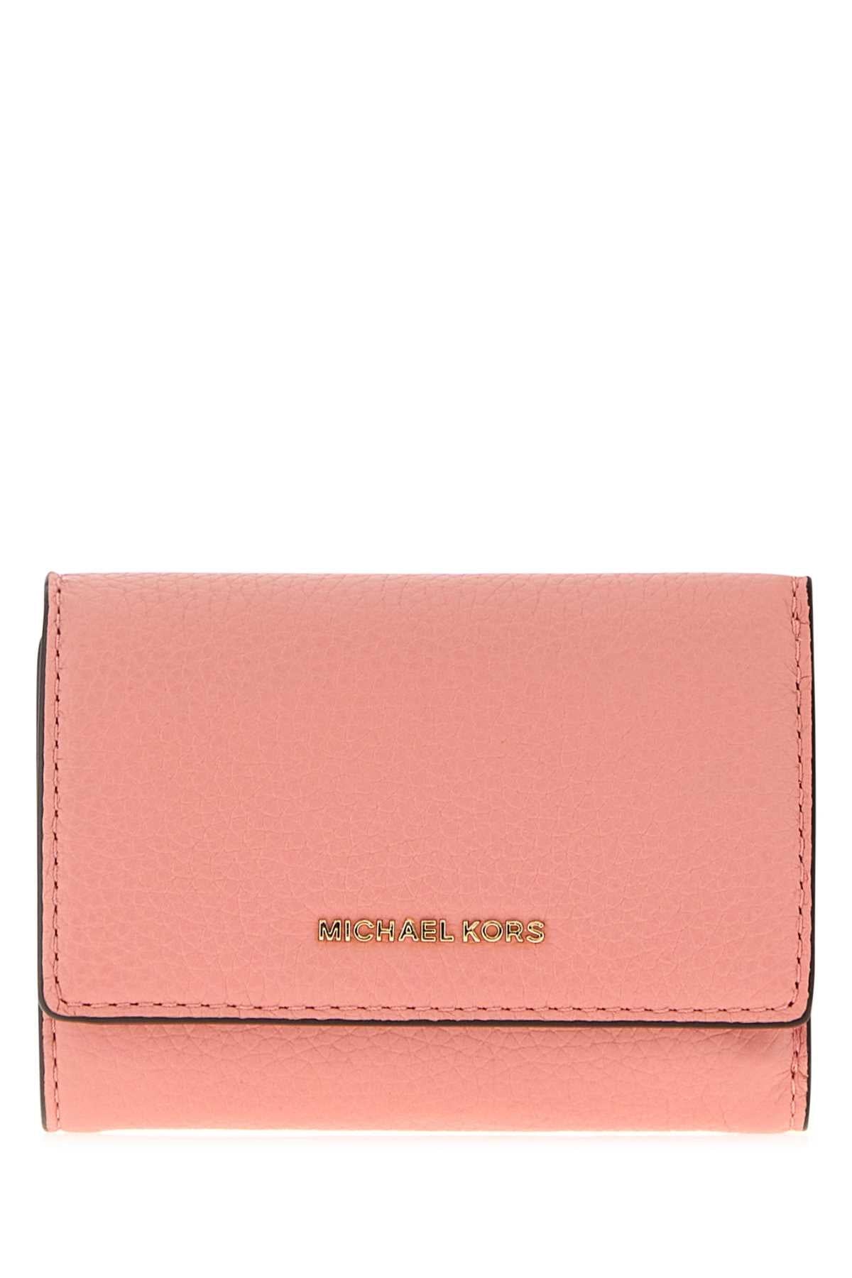 Michael By Michael Kors Trifold Wallet — Pink