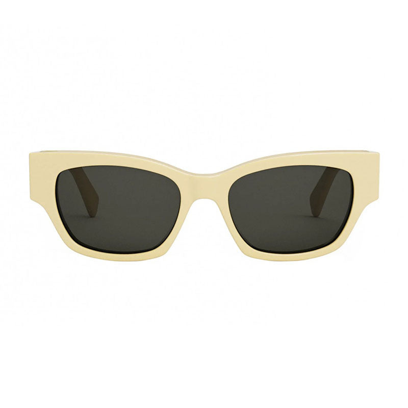 Celine CL40197U39A Acetate Cat-Eye Sunglasses — Cream
