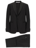 Pal Zileri Wool Pant Suit — Black