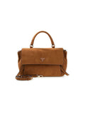 Guess Devon Top Handle Bag — Cognac