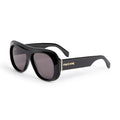 Palm Angels PERI103ELFIN0107 Oversized Frame Sunglasses — Black