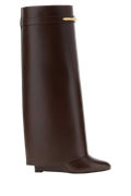 Givenchy Shark Pinch High Boot — Brown