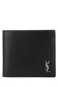 Saint Laurent Leather Wallet — Black