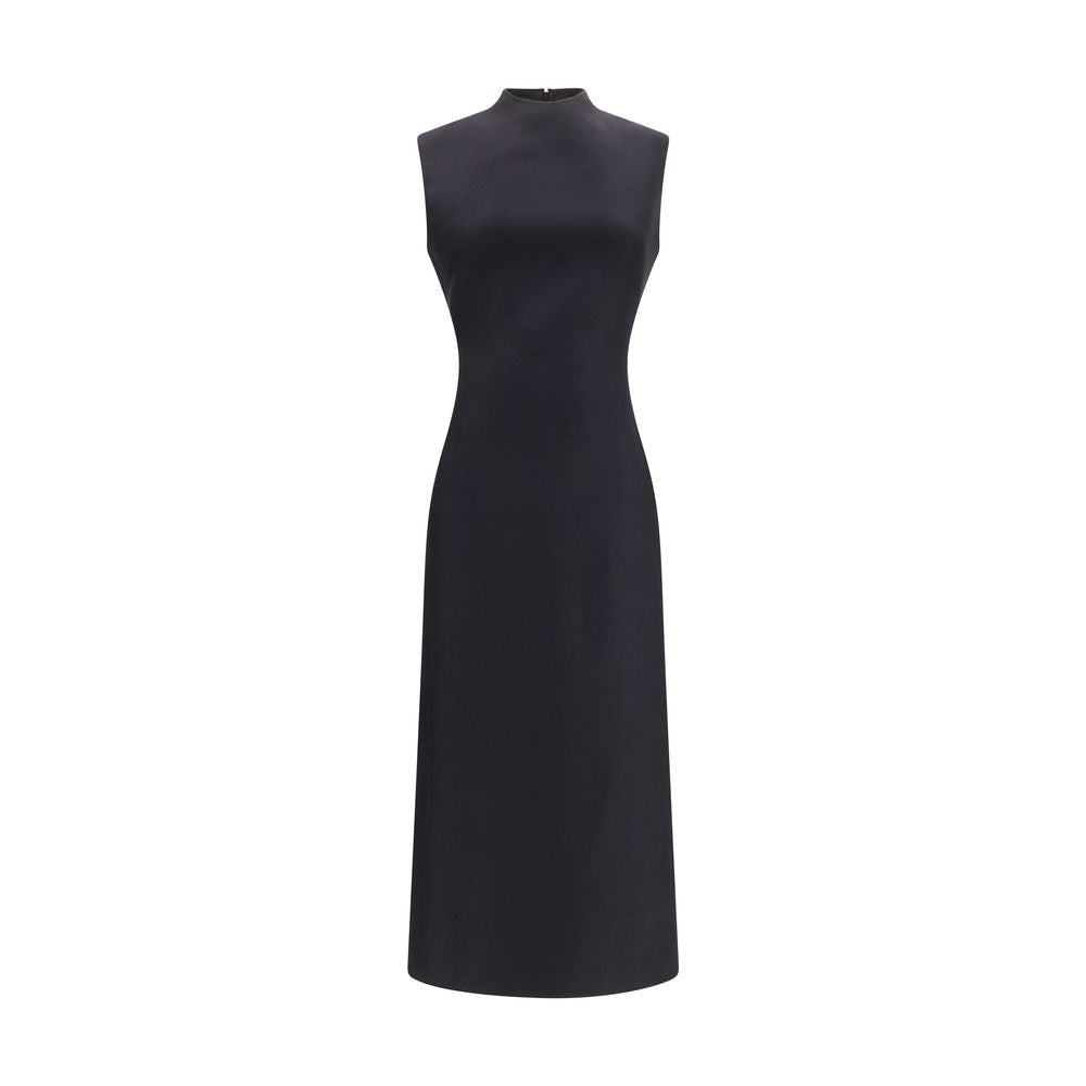 Maison Margiela Virgin Wool Midi Dress — Black