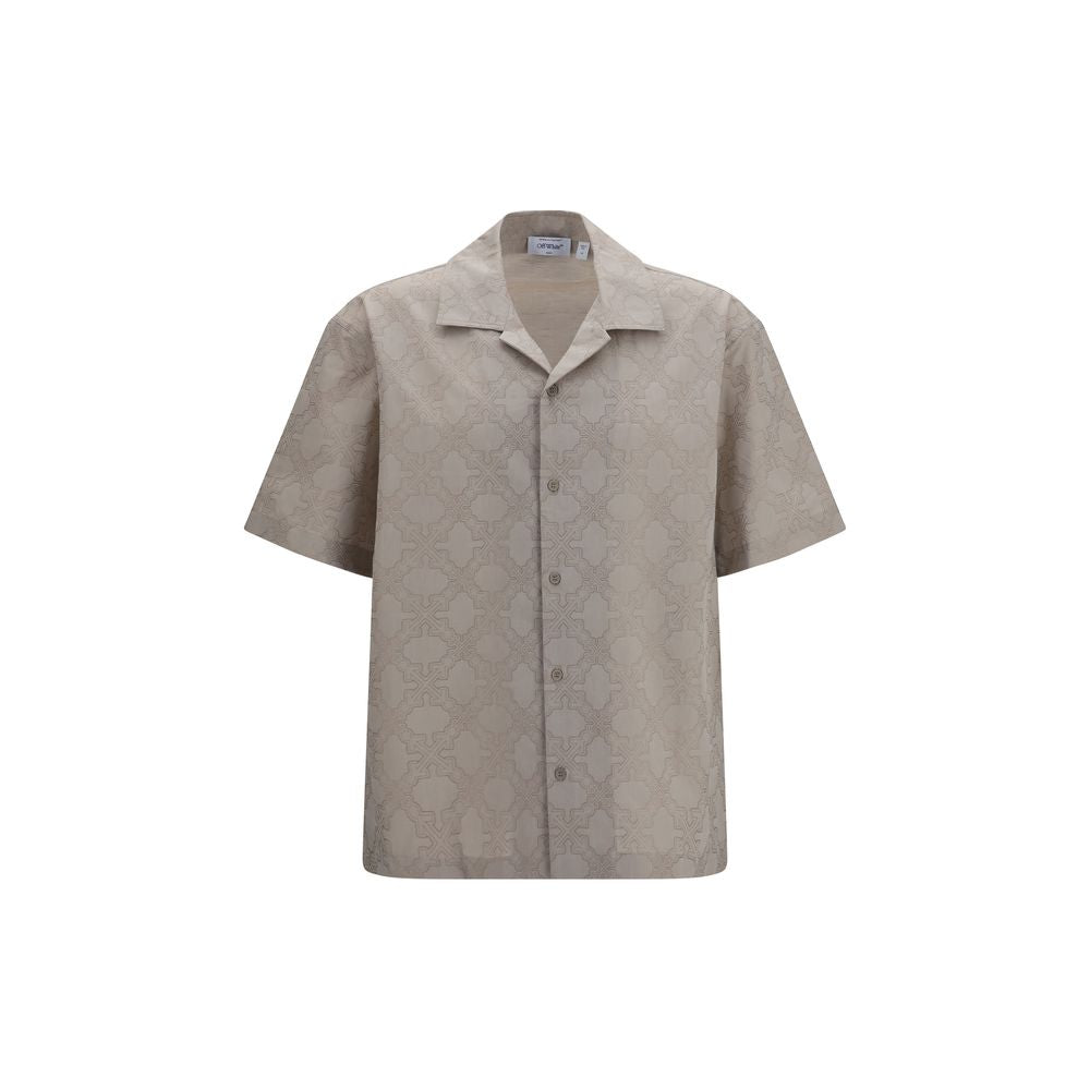 Off-White Arrow Shirt — Beige