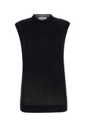 Sportmax Wool Silk Sweater — Black