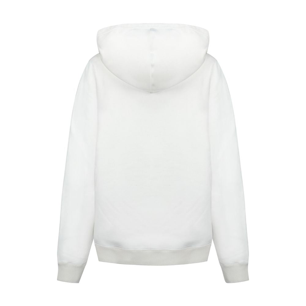 Courreges Cotton Oversized Hoodie — White