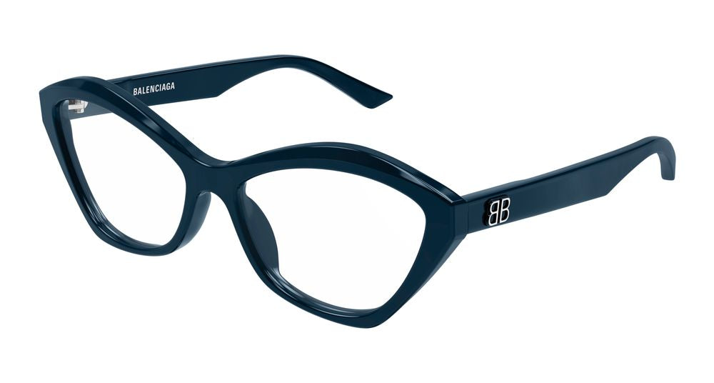 Balenciaga BB0341O Cat-Eye Acetate Eyeglasses — Blue