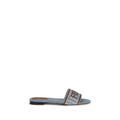 Fendi FF Jacquard Sandals — Blue