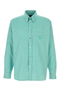 Fendi Cotton Button-Down Shirt — Green