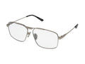 Balenciaga BB0418SK Metal Rectangle Eyeglasses — Silver