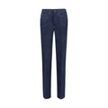 Chloé Cotton Slim-Fit Jeans — Blue