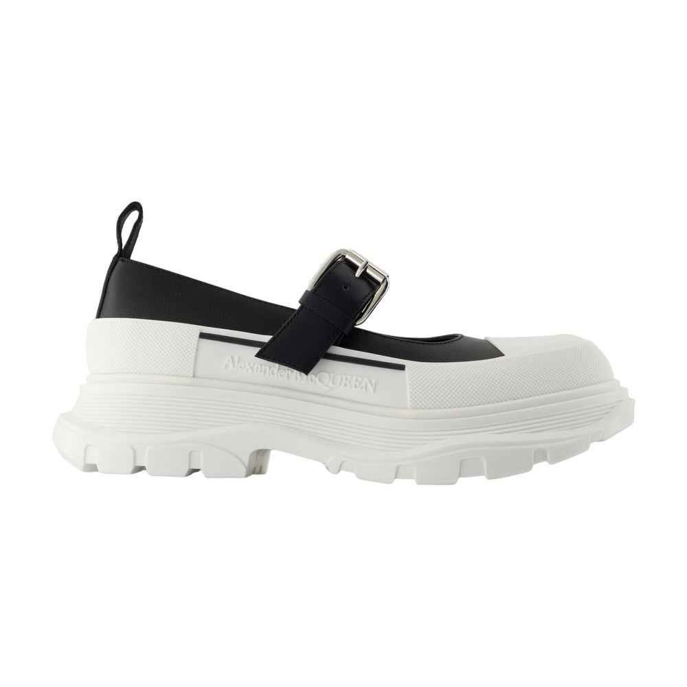 Alexander McQueen Tread Slick Mary Jane — White