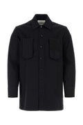 Jil Sander Embroidered Chest Pocket Shirt — Black