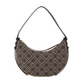 Tory Burch T-Monogram Jacquard Shoulder Bag — Navy