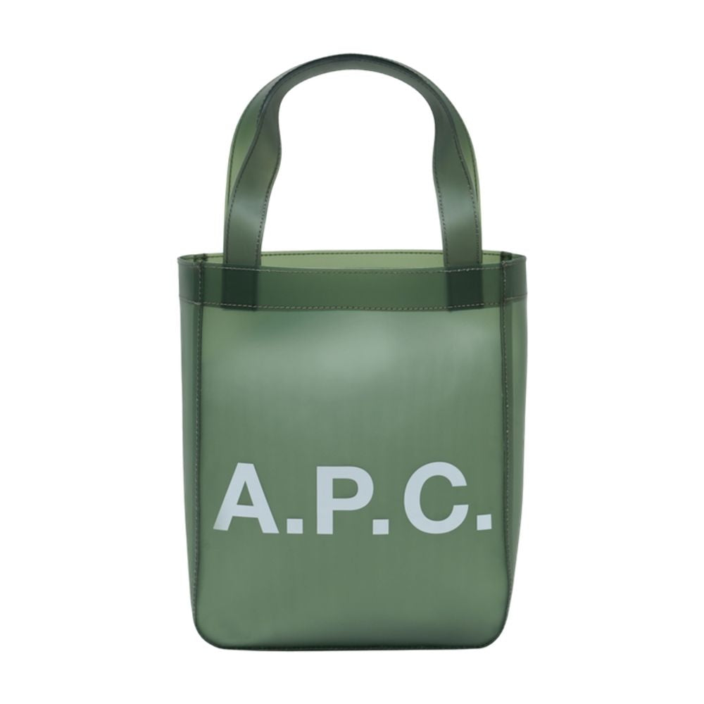 A.P.C. Lou Tote Bag — Green