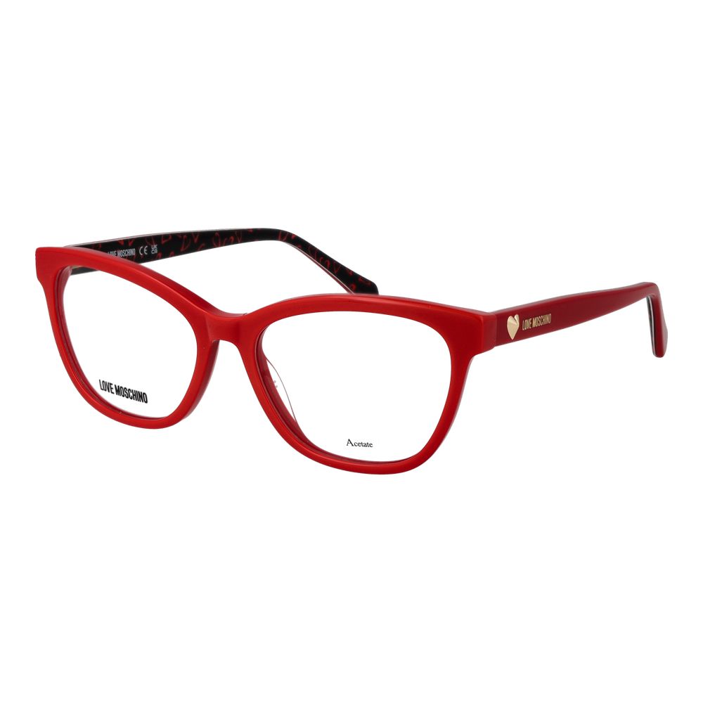 Love Moschino MO-1056763 Cat Eye Acetate Eyeglasses — Red
