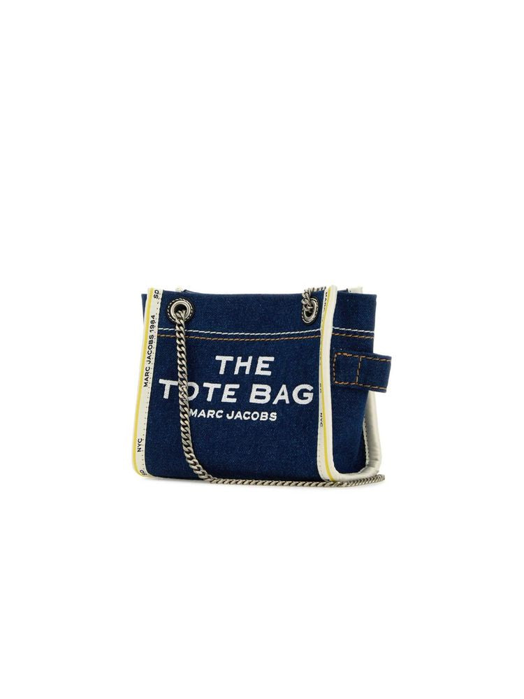 Marc Jacobs Denim Cotton Crossbody Bag — Blue