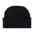 Patou AC0788041999B Wool Ribbed Beanie — Black
