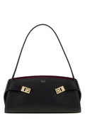 Ferragamo Neroborgogna Shoulder Bag — Black