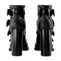 Alexander McQueen Bow-Embellished Calfskin Pump — Black