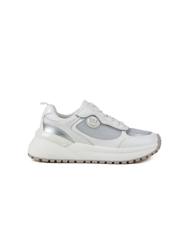 Pinko Gem 14 Sneaker — Light Grey