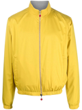 Kiton Funnel Neck Bomber Jacket — Yellow