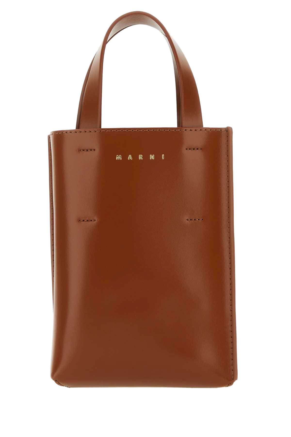 Marni Top Handle Bag — Brown