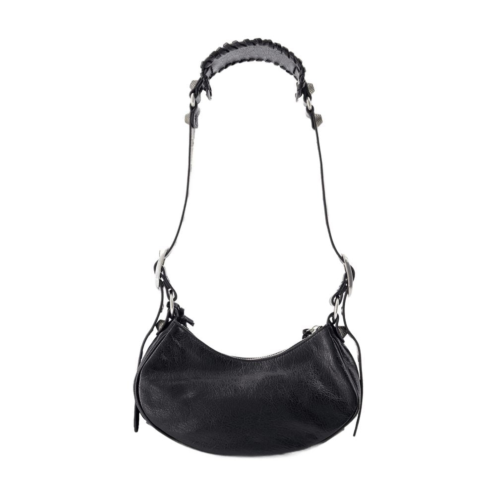 Balenciaga Cagole Shoulder Bag — Black