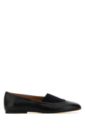 Jil Sander Calf Leather Slip-On Flat — Black