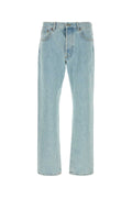 Valentino Garavani Light-Wash Cotton Denim Jeans — Blue