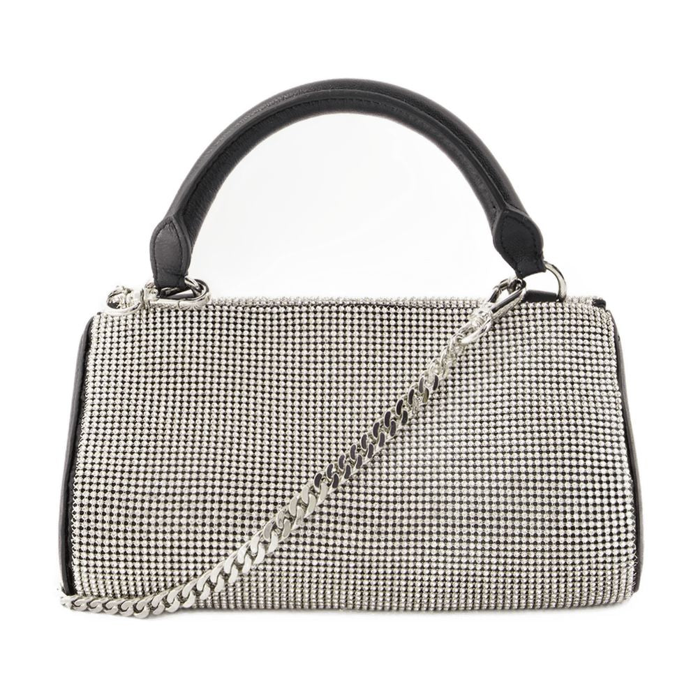 Kara Crush Shoulder Bag — White