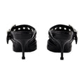 Alexander McQueen Leather Mule Sandals — Black