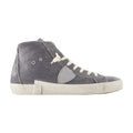 Philippe Model PRSX High-Top Sneaker — Gray