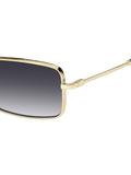 Marc Jacobs MARC Metal Rectangle Frame Sunglasses — Gold
