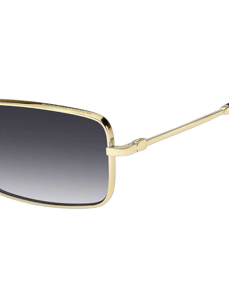 Marc Jacobs MARC Metal Rectangle Frame Sunglasses — Gold