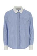 Tory Burch Righe Shirt — Blue