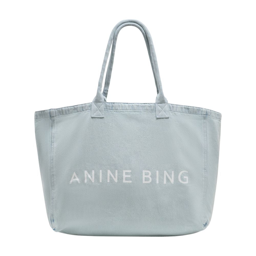Anine Bing Leo Tote Bag — Blue