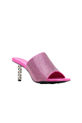 Givenchy Rhinestone-Embellished Mule — Pink