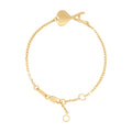 AMI Paris Hammered Bracelet — Gold
