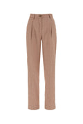Jacob Cohen Linen-Viscose Blend Trousers — Beige