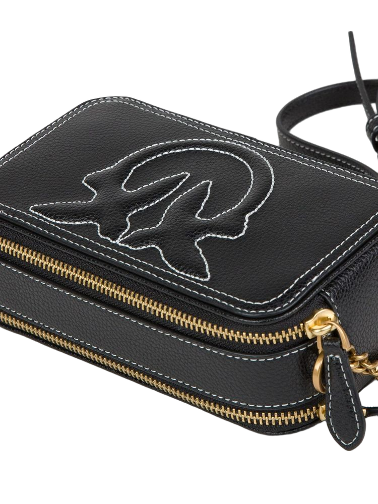 Pinko Carrie Crossbody Bag — Black