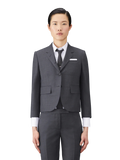 Thom Browne High Armhole Blazer — Gray