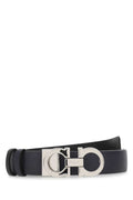 Ferragamo Mirtonero Belt — Navy
